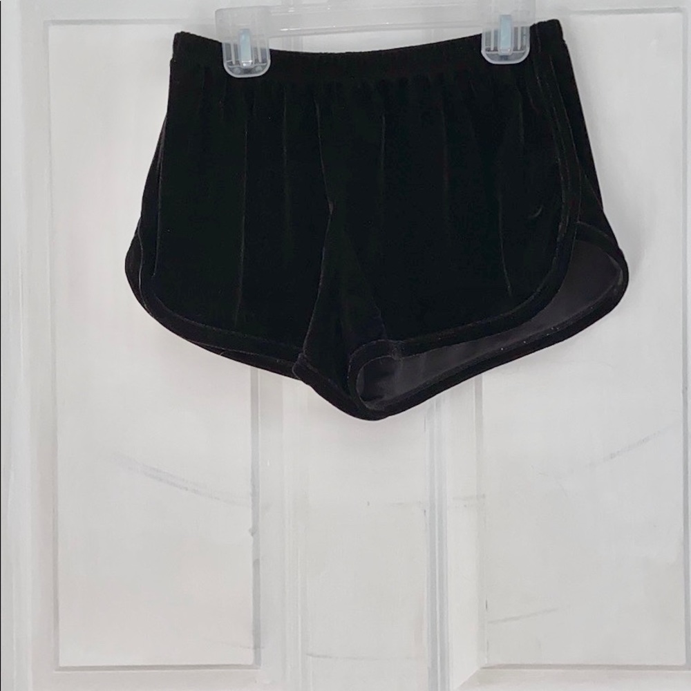 Brandy Melville velvet shorts